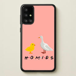 Homies Chick And Duck  - Friends Phone Case for Galaxy A71
