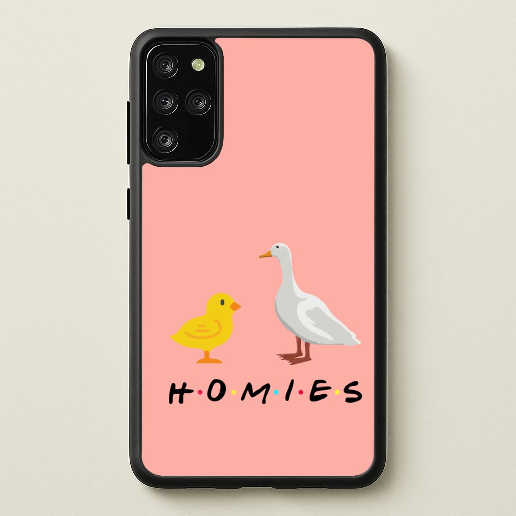 Homies Chick And Duck  - Friends Phone Case for Galaxy S20 Plus