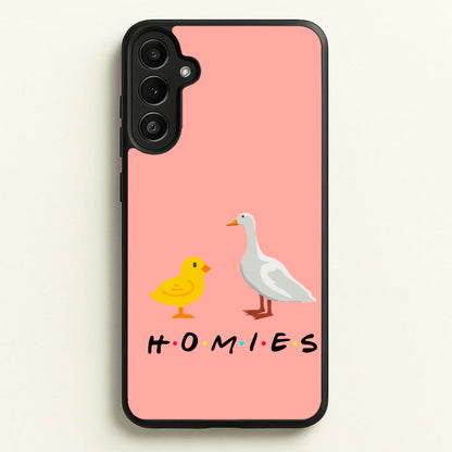 Homies Chick And Duck  - Friends Phone Case for Galaxy A36