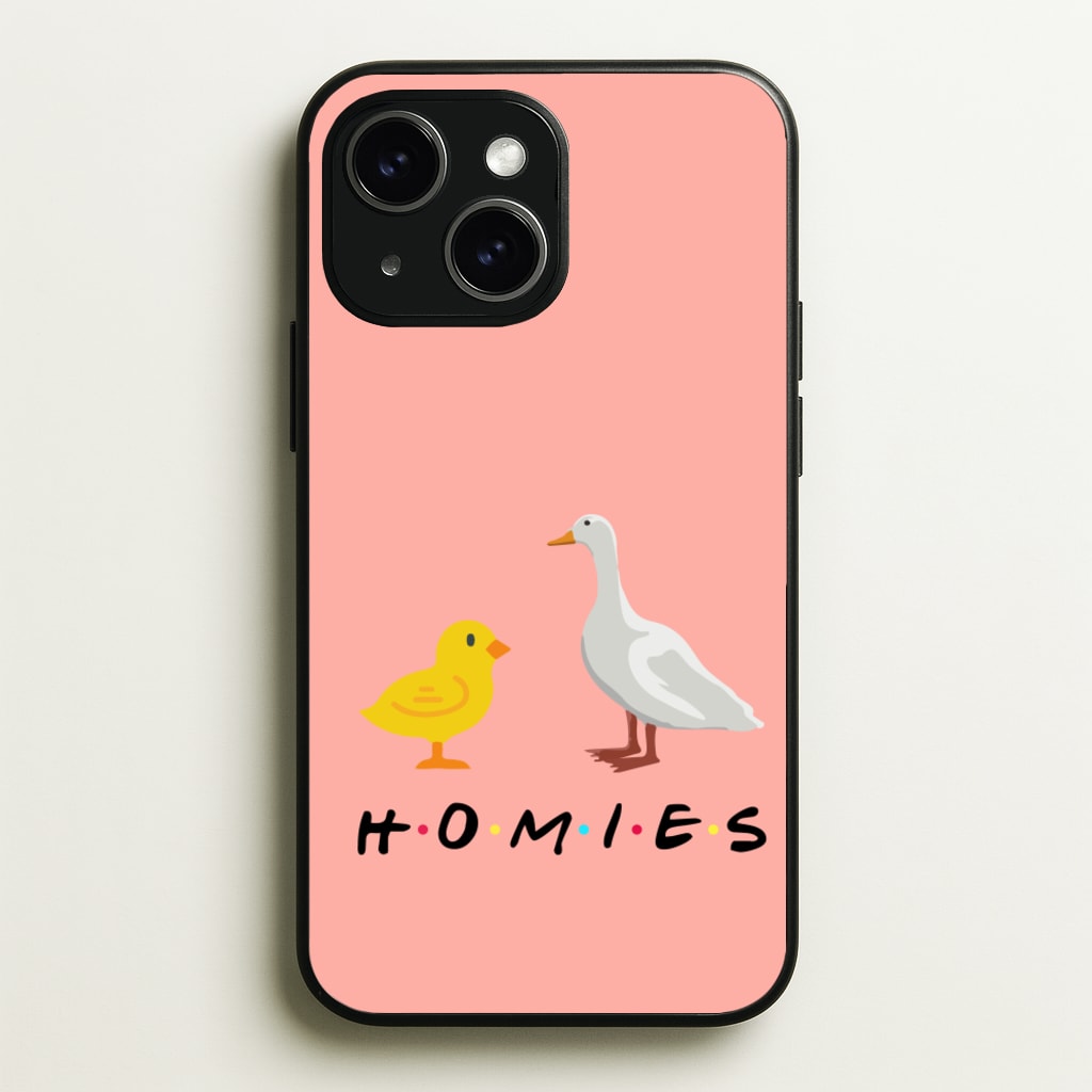 Homies Chick And Duck  - Friends Phone Case for iPhone 14