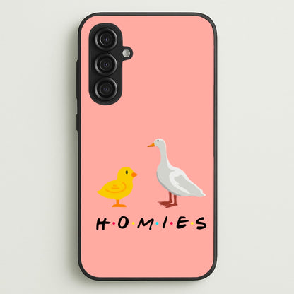 Homies Chick And Duck  - Friends Phone Case for Galaxy S23FE
