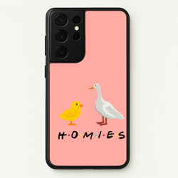 Homies Chick And Duck  - Friends Phone Case for Galaxy S21 Ultra