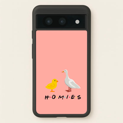 Homies Chick And Duck  - Friends Phone Case for Google Pixel 8a