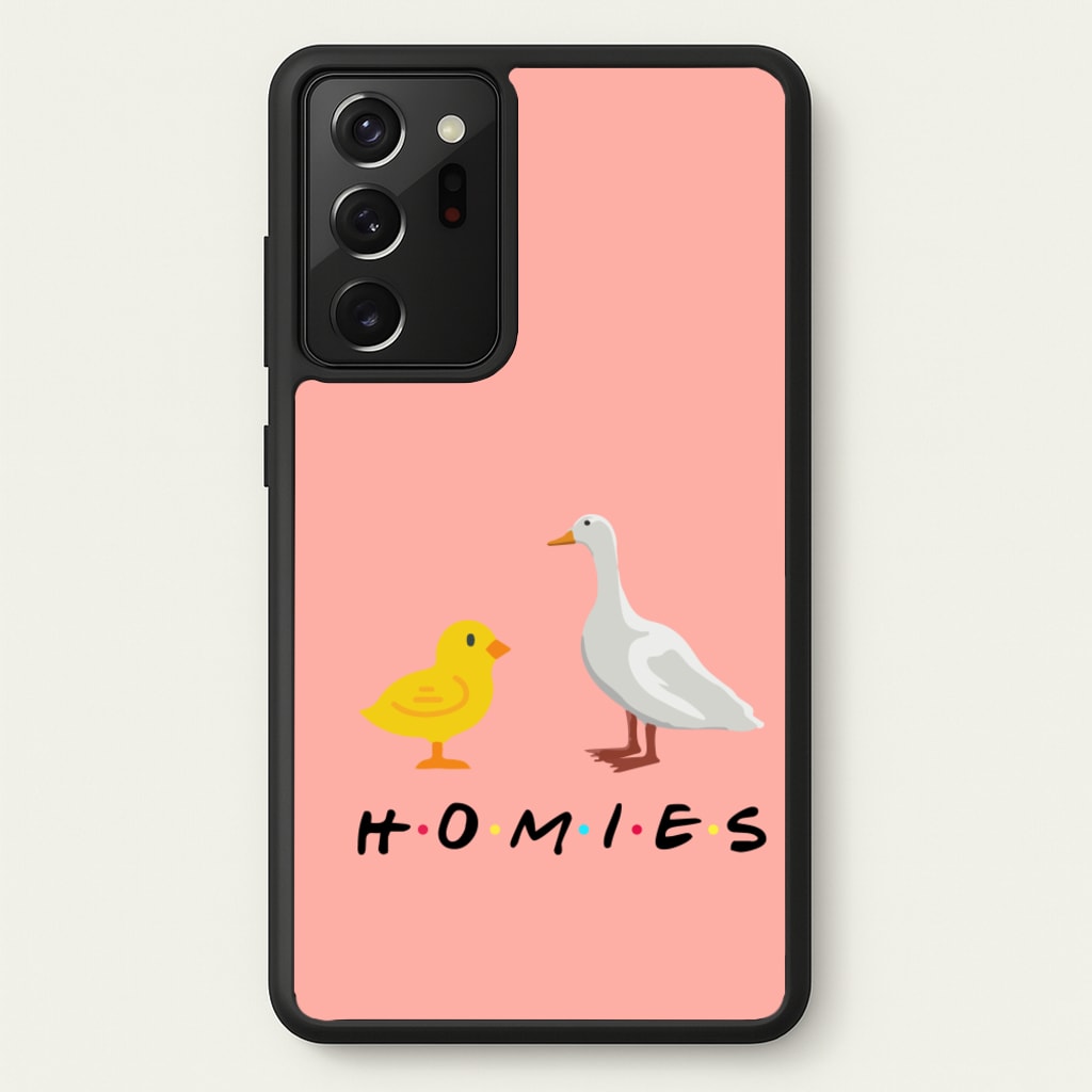 Homies Chick And Duck  - Friends Phone Case for Galaxy Note 20 Ultra