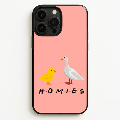 Homies Chick And Duck  - Friends Phone Case for iPhone 13 Pro Max