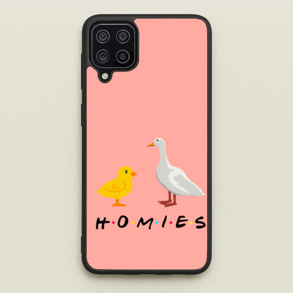 Homies Chick And Duck  - Friends Phone Case for Galaxy A12