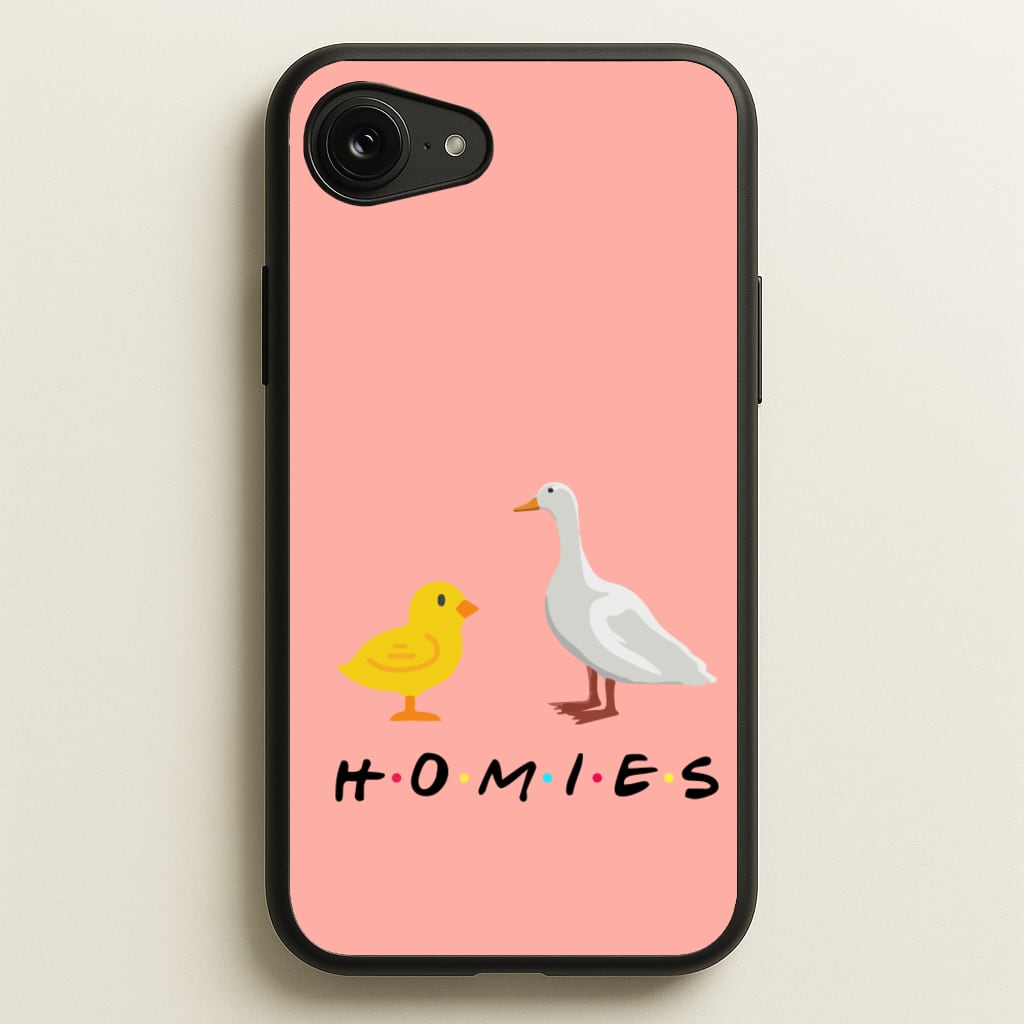Homies Chick And Duck  - Friends Phone Case for iPhone 16e