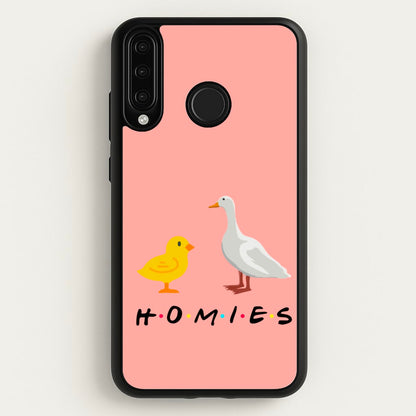 Homies Chick And Duck  - Friends Phone Case for Huawei P30 Lite