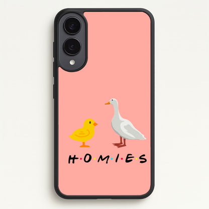 Homies Chick And Duck  - Friends Phone Case for Galaxy S25 Edge