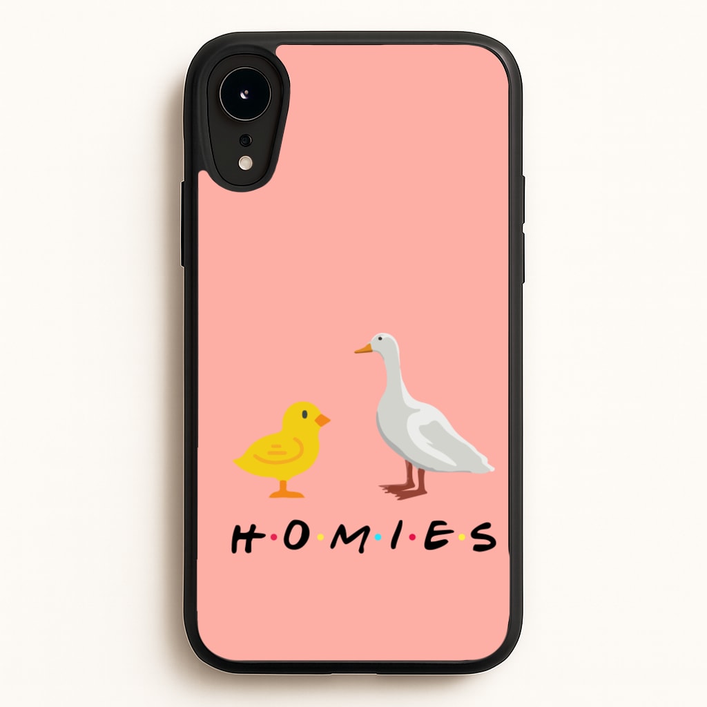 Homies Chick And Duck  - Friends Phone Case for iPhone XR