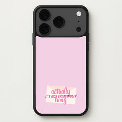 Actually It's Miss Chanandler Bong Phone Case for iPhone 17 Pro Max