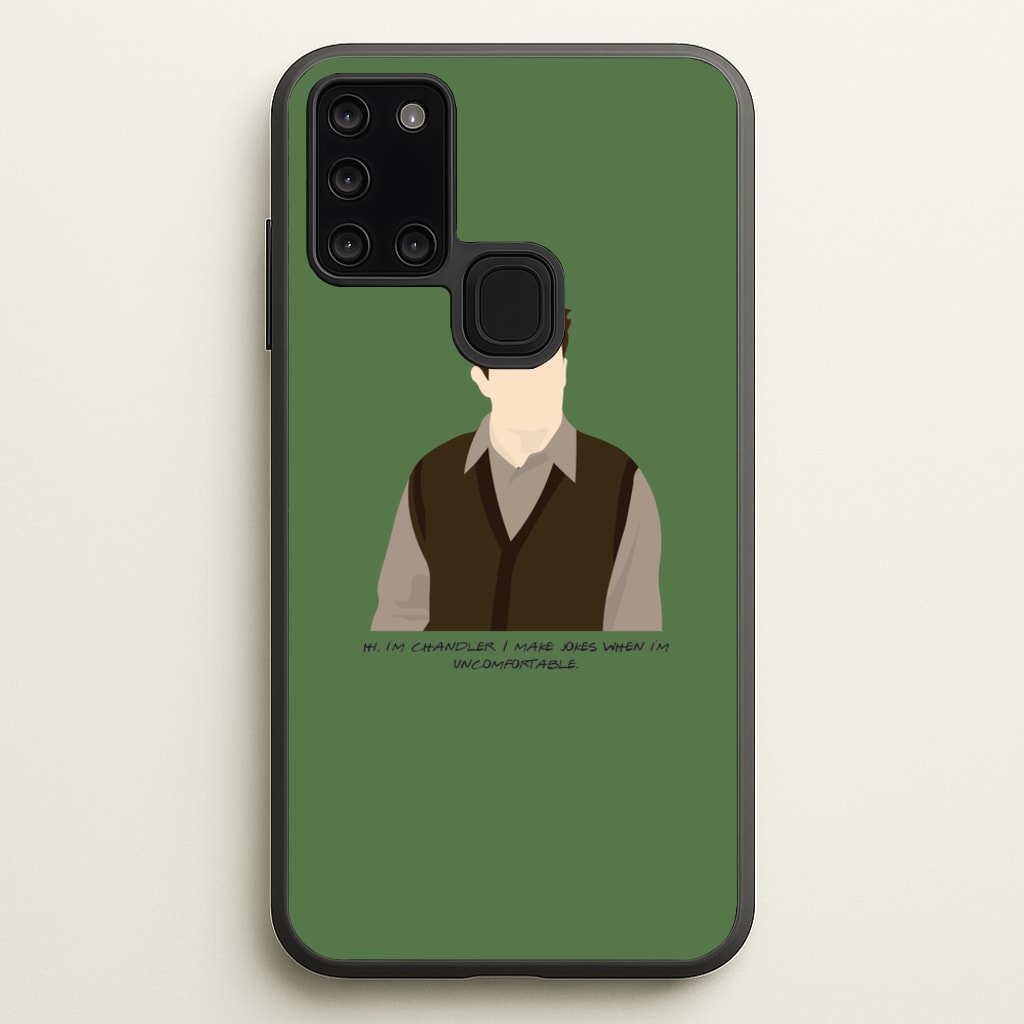 Hi, I'm Chandler  - Friends Phone Case for Galaxy A21s
