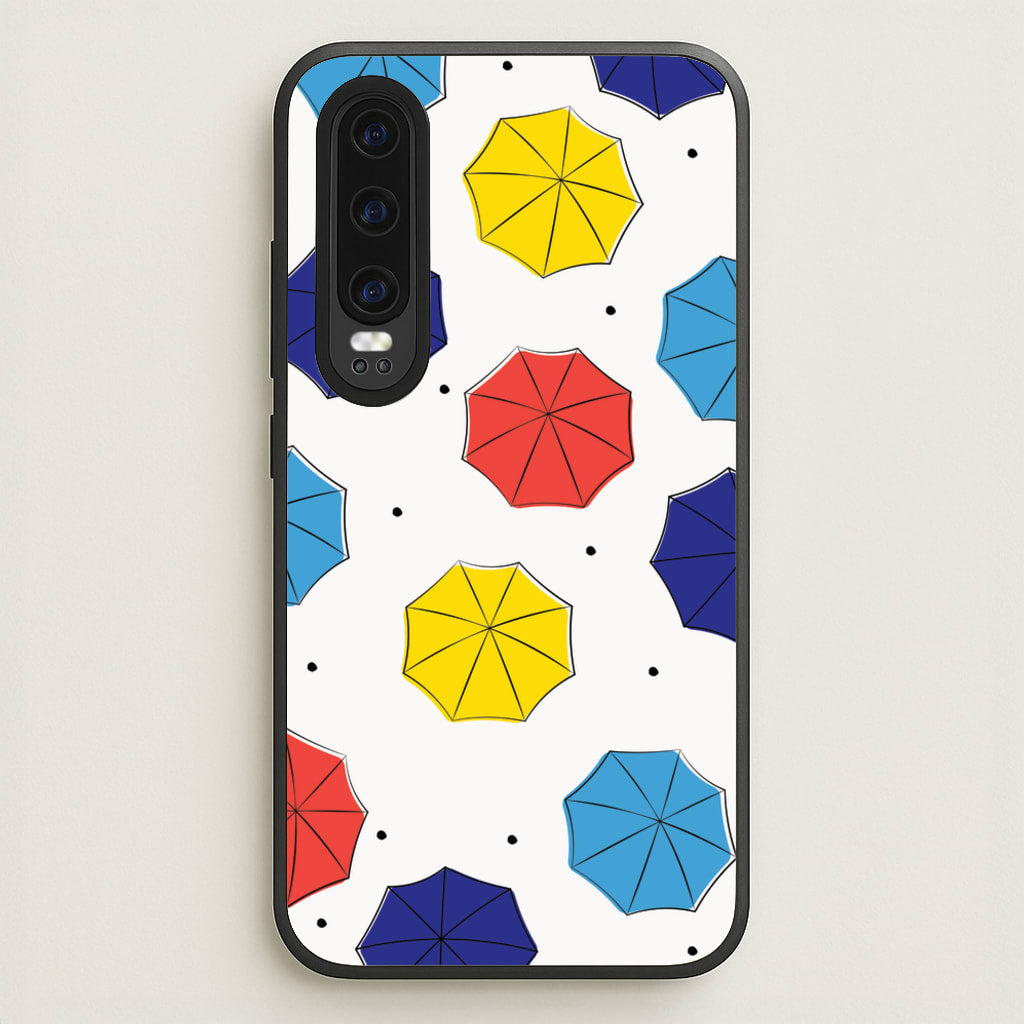 Colourful Umbrellas Pattern  - Friends Phone Case for Huawei P30