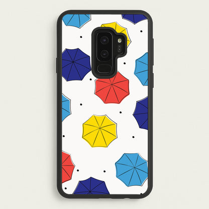Colourful Umbrellas Pattern  - Friends Phone Case for Galaxy S9 Plus