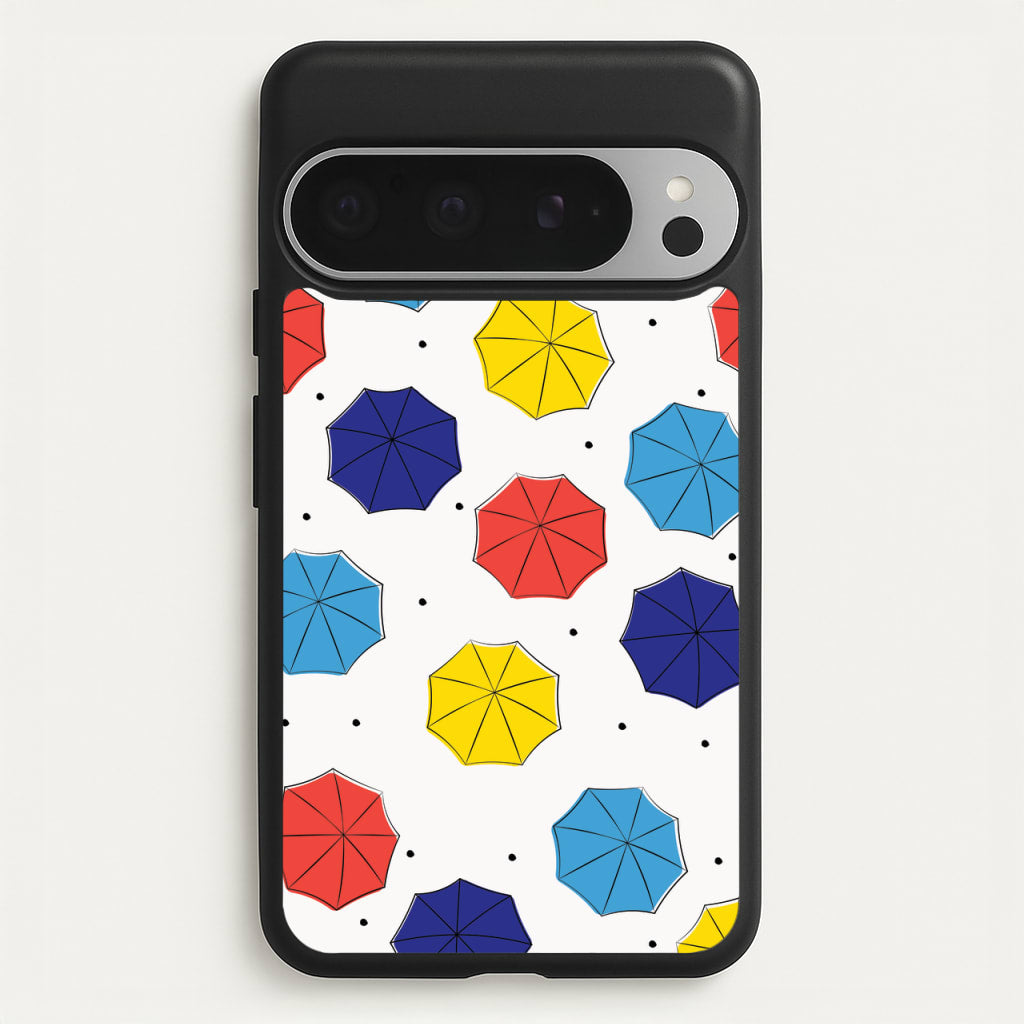 Colourful Umbrellas Pattern  - Friends Phone Case for Google Pixel 9 Pro XL