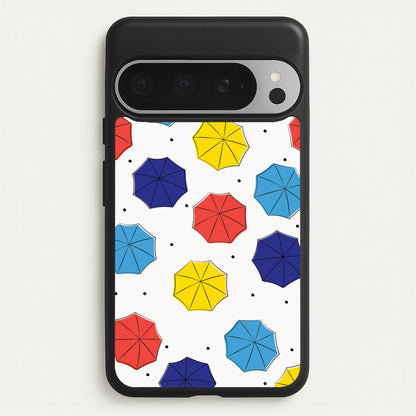 Colourful Umbrellas Pattern  - Friends Phone Case for Google Pixel 9 Pro XL