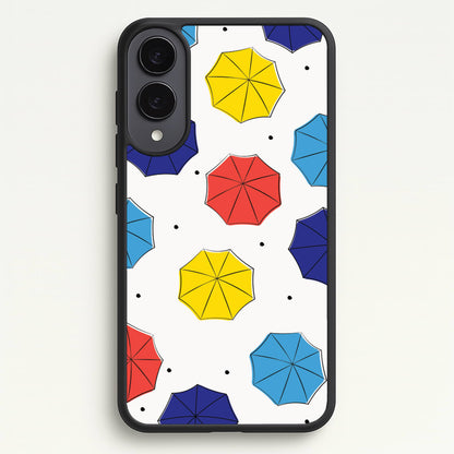Colourful Umbrellas Pattern  - Friends Phone Case for Galaxy S25 Edge
