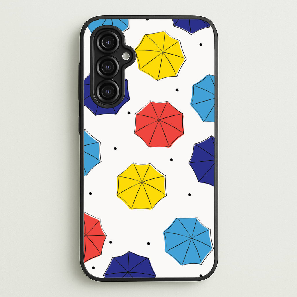 Colourful Umbrellas Pattern  - Friends Phone Case for Galaxy A14