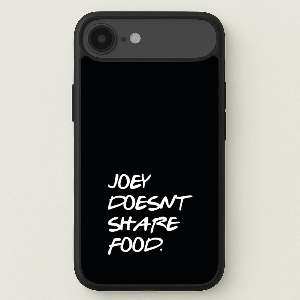 Joey Doesn't Share Food, Black Phone Case for iPhone 17 Air