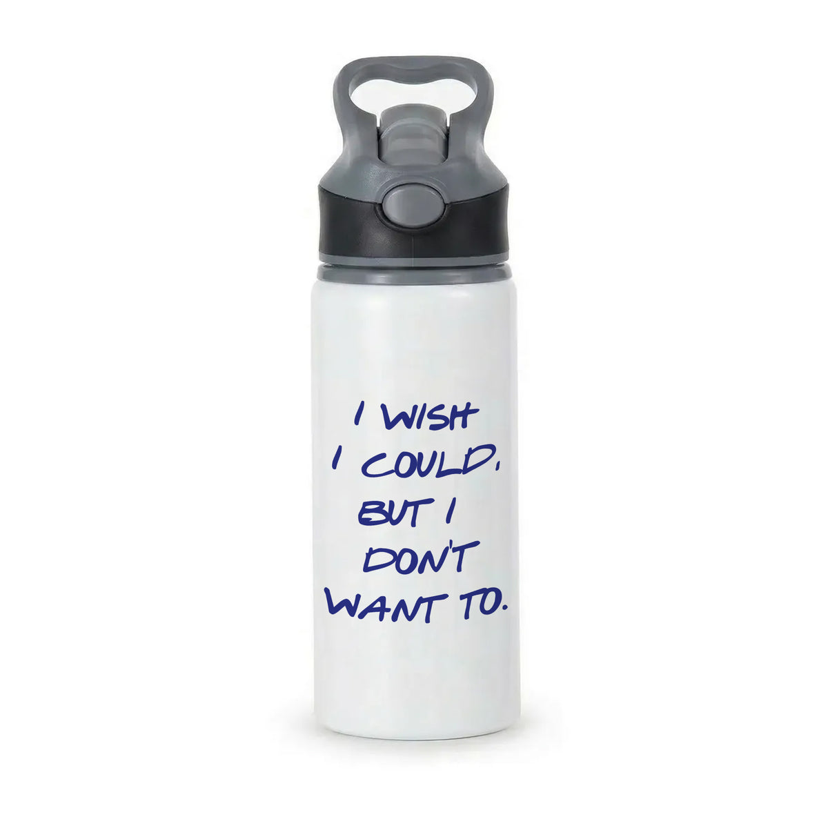 I Wish I could But I Don't Want To Active Water Bottle