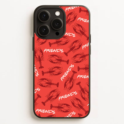 Sitcom Red Lobsters Pattern  - Friends Phone Case for iPhone 16 Pro Max