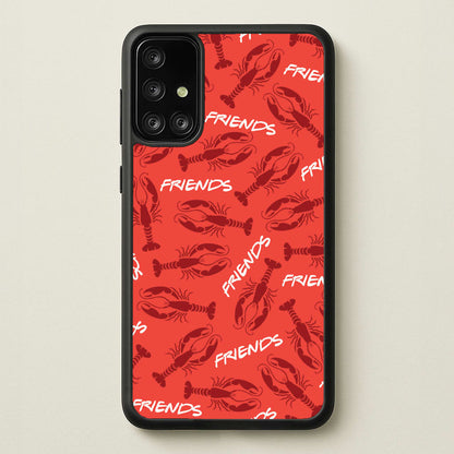 Sitcom Red Lobsters Pattern  - Friends Phone Case for Galaxy A71