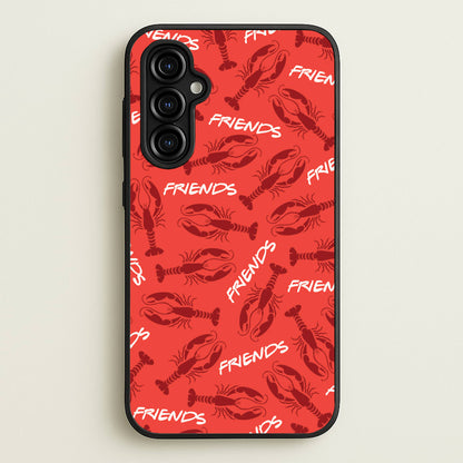 Sitcom Red Lobsters Pattern  - Friends Phone Case for Galaxy A54