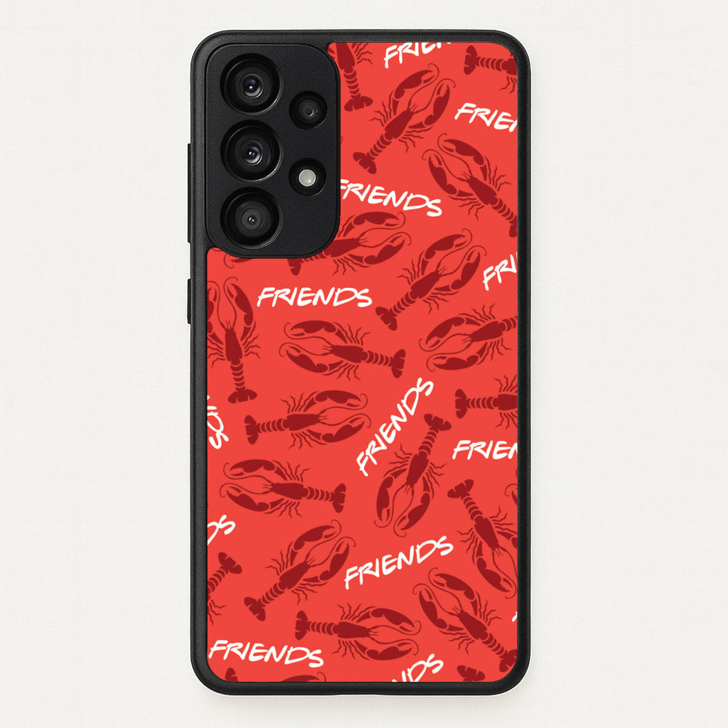 Sitcom Red Lobsters Pattern  - Friends Phone Case for Galaxy A53