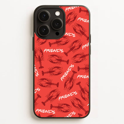 Sitcom Red Lobsters Pattern  - Friends Phone Case for iPhone 12 Pro Max
