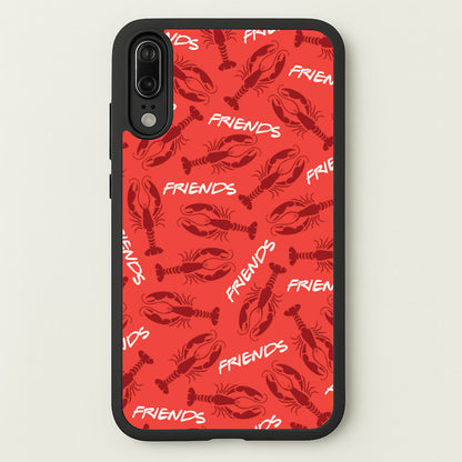 Sitcom Red Lobsters Pattern  - Friends Phone Case for Huawei P20