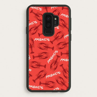 Sitcom Red Lobsters Pattern  - Friends Phone Case for Galaxy S9 Plus