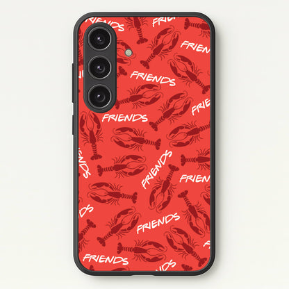 Sitcom Red Lobsters Pattern  - Friends Phone Case for Galaxy S25