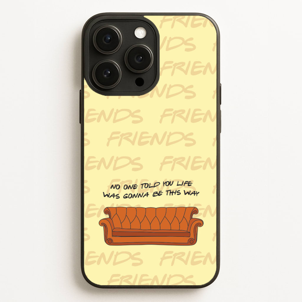 No One Told You Pattern  - Friends Phone Case for iPhone 12 Pro Max