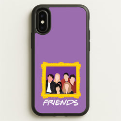 Cast Photo Frame  - Friends Phone Case for iPhone X / XS
