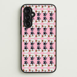 Pattern - Snowman  - Frosty The Snowman Phone Case for Galaxy A14