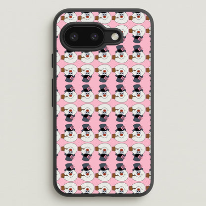 Pattern - Snowman  - Frosty The Snowman Phone Case for Google Pixel 9a