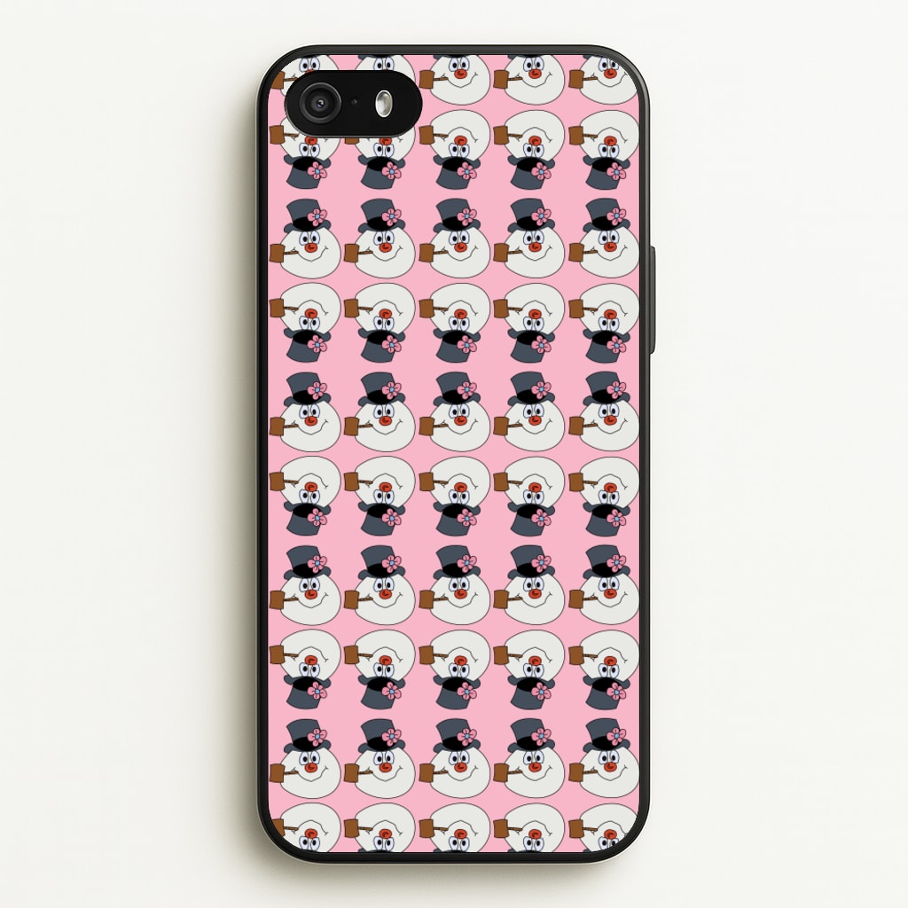 Pattern - Snowman  - Frosty The Snowman Phone Case for iPhone 5 / 5s / SE 2016