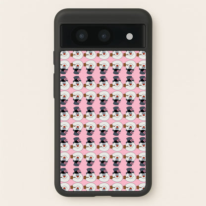 Pattern - Snowman  - Frosty The Snowman Phone Case for Google Pixel 8a