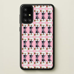 Pattern - Snowman  - Frosty The Snowman Phone Case for Galaxy A71