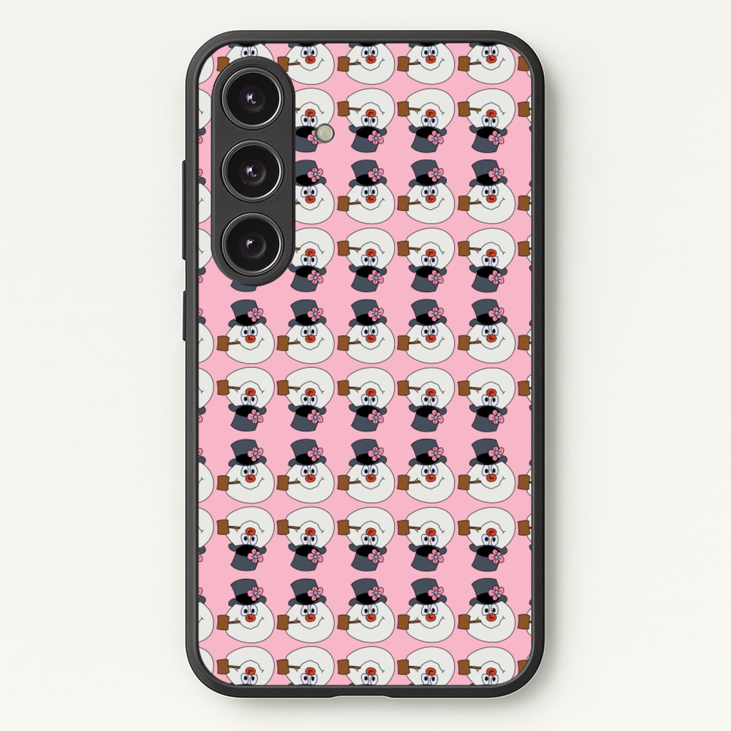 Pattern - Snowman  - Frosty The Snowman Phone Case for Galaxy S24 Plus