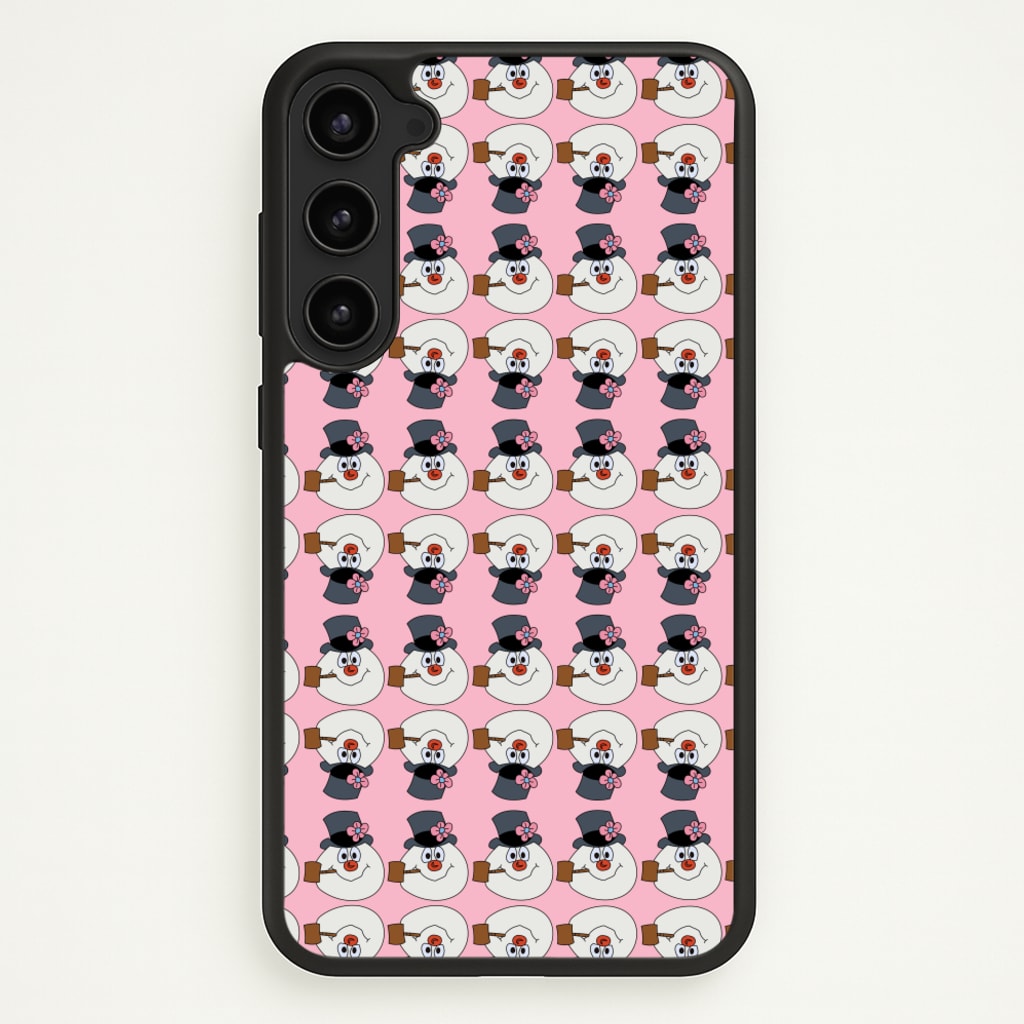 Pattern - Snowman  - Frosty The Snowman Phone Case for Galaxy S23 Plus