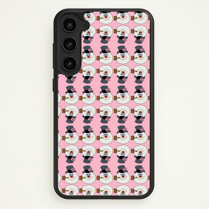Pattern - Snowman  - Frosty The Snowman Phone Case for Galaxy S23 Plus