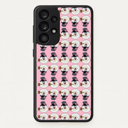 Pattern - Snowman  - Frosty The Snowman Phone Case for Galaxy A53