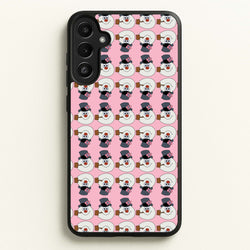 Pattern - Snowman  - Frosty The Snowman Phone Case for Galaxy A34