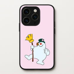 Broom - Snowman  - Frosty The Snowman Phone Case for iPhone 14 Pro