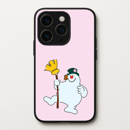 Broom - Snowman  - Frosty The Snowman Phone Case for iPhone 14 Pro