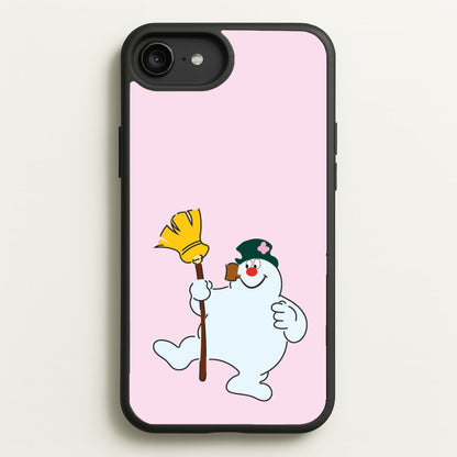 Broom - Snowman  - Frosty The Snowman Phone Case for iPhone 6 Plus / 7 Plus / 8 Plus