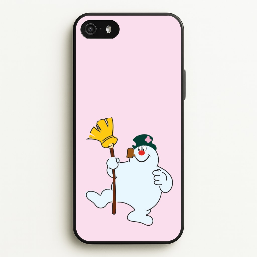 Broom - Snowman  - Frosty The Snowman Phone Case for iPhone 5 / 5s / SE 2016
