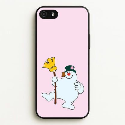 Broom - Snowman  - Frosty The Snowman Phone Case for iPhone 5 / 5s / SE 2016