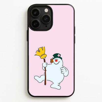 Broom - Snowman  - Frosty The Snowman Phone Case for iPhone 11 Pro